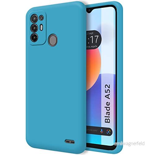 Ultra mjukt flytande silikonfodral för ZTE Blade A52 Färg Blå 8434844851139