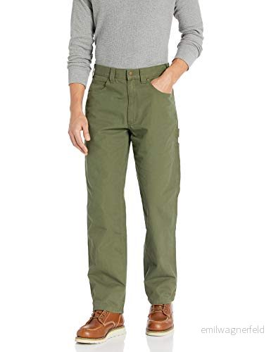 Amazon Essentials mäns avslappnad passform snickare bruksbyxa med verktygsfickor, oliv, 35 B x 32 L 193548664275