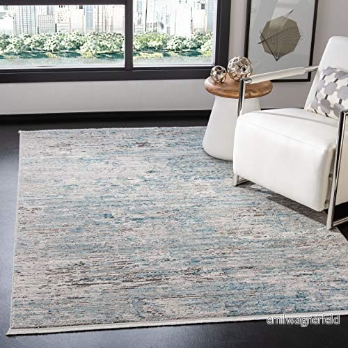Safavieh Luca övergångsområdesmatta, vävd polypropylenmatta i 160 X 230 cm Blue/Grey 889048792524