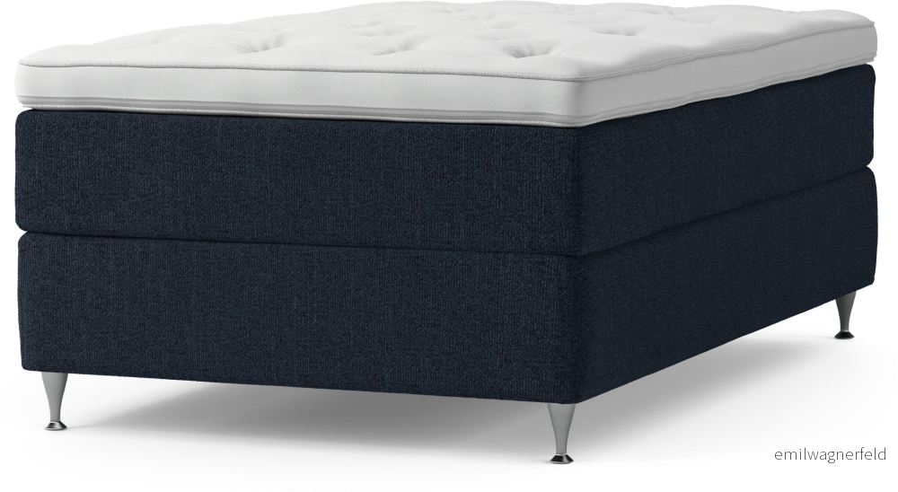 Delux Dream Kontinentalsäng, enkelsäng 120 cm med bäddmadrass och sängben MdaOK Delux Dream Kontinentalsäng, enkelsäng 120 cm med bäddmadrass och sängben MdaOK