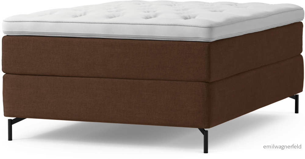 Delux Dream Kontinentalsäng, enkelsäng 140 cm med bäddmadrass och sängben tNenr