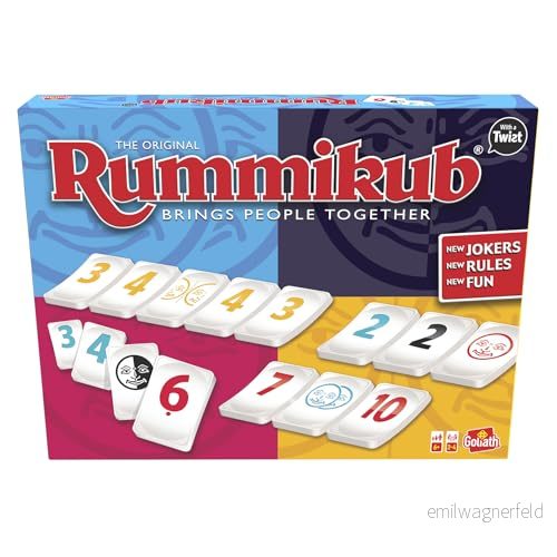 Rummikub Twist, brädspel från 6 år, för 24 spelare 8720077328013