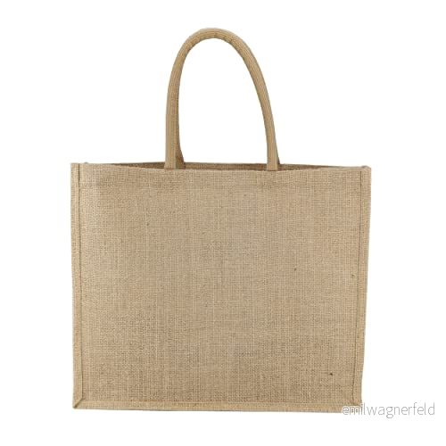 Leviatan EKO Jutväska 42 x 36 cm - 100% Jute - Shoppingväska, Laminerad, Natur 5902308733961