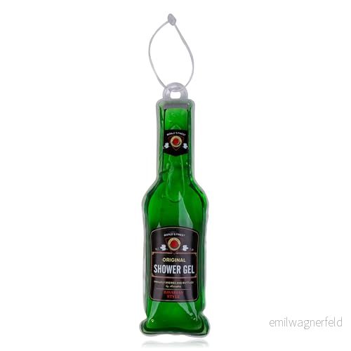 Accentra Maxi Shower Gel AC Brew in Beer Bottle Look with Hanger 200 ml Oak & Citrus Fragrance Fantastic Gift Idea for Father's Day, Birthday or Easter 4015953716508