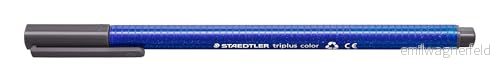 Staedtler Fibre tip triplus color rPP.10 pcs grey 4007817187579
