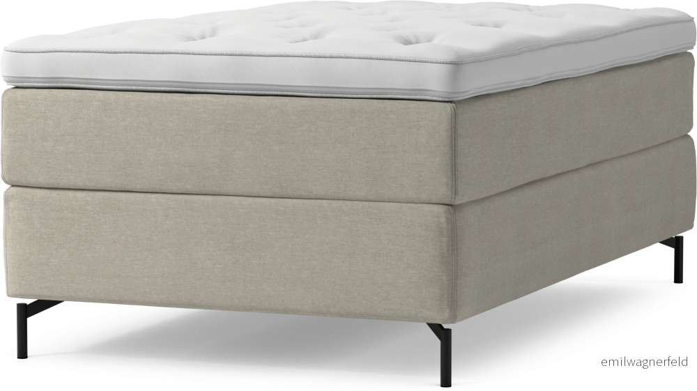 Delux Dream Kontinentalsäng, enkelsäng 120 cm med bäddmadrass och sängben 0VvA5