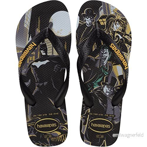 Havaianas herr topp herois DC flip flop, Svart, 6/7 UK, 39/40 EU 7909843107071