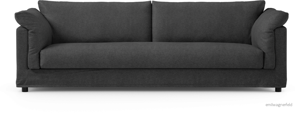 Cherrie 4-sits soffa, hel dyna och kappa fmRS3