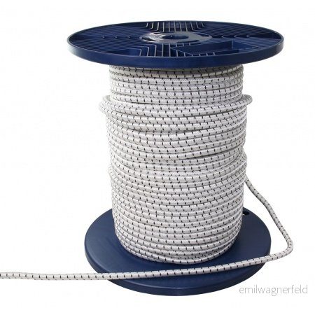 Lindemann Elastisk lina AL101-60 10 mm – 60 m – Vit 4250206210949