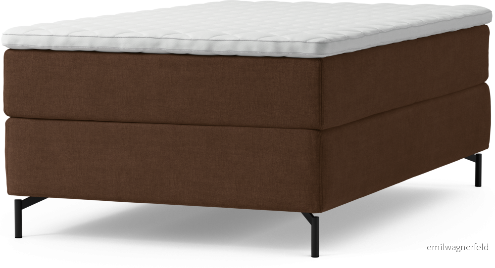 Delux Dream Kontinentalsäng, enkelsäng 120 cm med bäddmadrass och sängben zVt1U