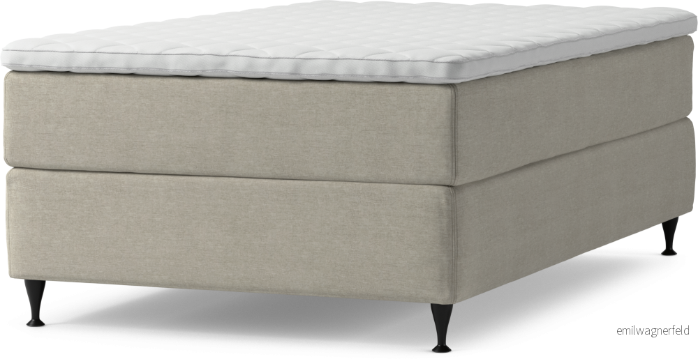 Delux Dream Kontinentalsäng, enkelsäng 120 cm med bäddmadrass och sängben zT2HM