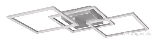Reality LED-taklampa Trail R64493187, Titanmetallfärg, 31 watt 4017807577136