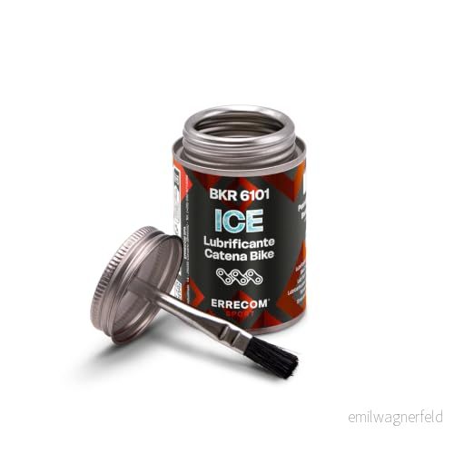 1000 Miglia BKR 6101 Lube Bike Chain for Freezing and Snowy Conditions, withstands extreme temperatures up to 50C 120 ml, Fluorescent Formula, All In One Can, Brush included 8033158094913