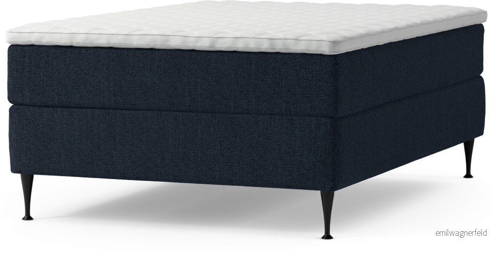Delux Dream Kontinentalsäng, enkelsäng 140 cm med bäddmadrass och sängben myaW8