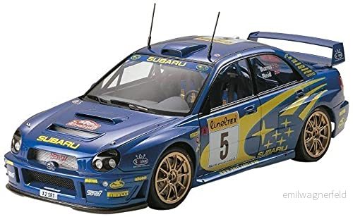 Tamiya Subaru Fordon 300024240 Impreza WRC 2001 bilmodell byggsats 1:24, medel 4950344992263