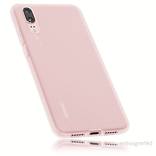 mumbi fodral kompatibelt med Huawei P20 mobiltelefonfodral transparent vit 4251077290887