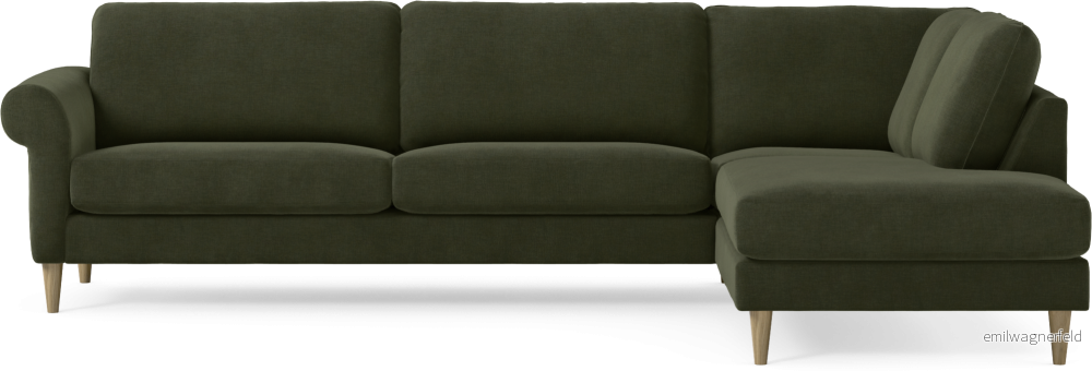 Bridge 3-sits soffa med divan höger xF1fJ