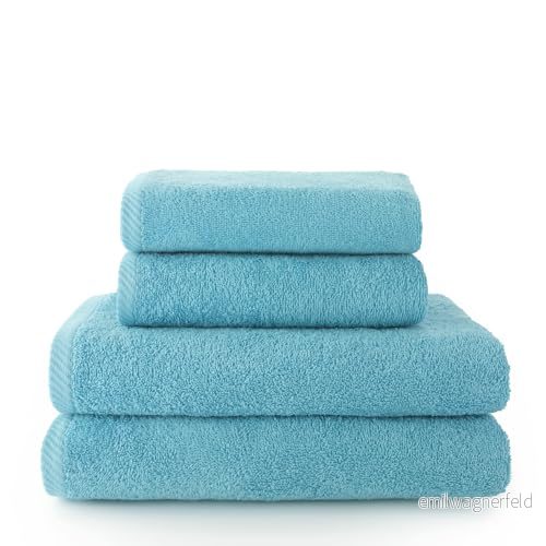 Top Towel Pack med 2 Handdukar och Bad eller duschhanddukar Handduksuppsättning 100% bomull 500g/m2 8435690402483
