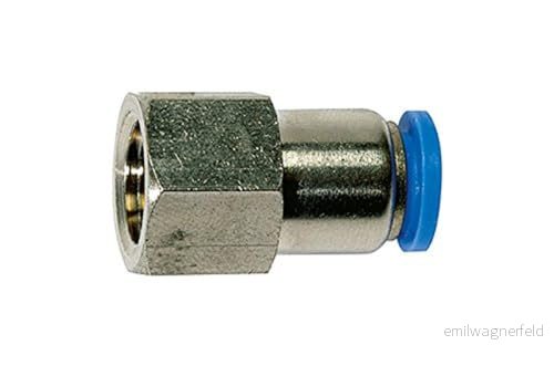 RIEGLER 109210-124.012-10 rak skruvskruv »blå serie «, G 1/2 inuti, Ø 10 mm, 1 st. 4047322022941