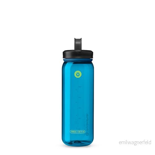 Hydrapak RECON - 50% återvunnen plast - Vattenflaska - BPA-fri - Blå - 750 ml 834456003502