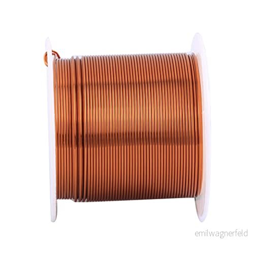 0,7 mm x 10 m spole magnettråd emaljerad koppartråd magnet lindningstråd 1 naturlig temperaturklassificering som ofta används för transformatorer induktorer 743129619523