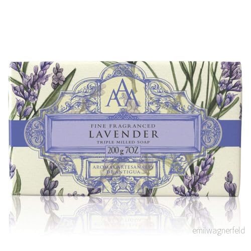 Antika blommiga konstgjorda dofter lavendel tvål 200 g 639136613145