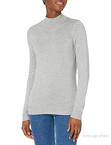 Amazon Essentials lättviktig tröja för kvinnor (finns i plusstorlek), ljusgrå ljung, medium 194223272334