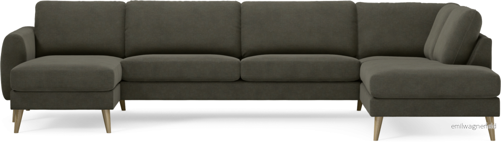 Bridge 3-sits soffa med schäslong vänster och divan höger lmjHF