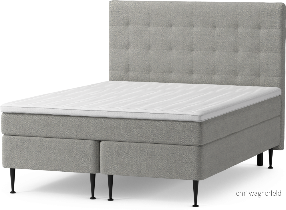 Asperö Comfort Kontinentalsäng, dubbelsäng med bäddmadrass Comfort och sängben xCsdW