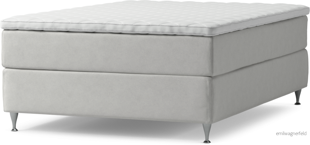 Delux Dream Kontinentalsäng, enkelsäng 140 cm med bäddmadrass och sängben CTgGo
