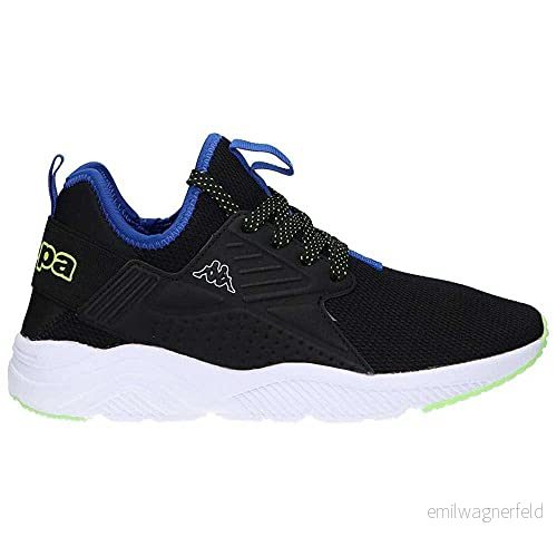 Kappa San Puerto, sneakers för män, Svart/grön, 40 EU 8058188127356