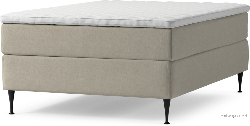 Delux Dream Kontinentalsäng, enkelsäng 140 cm med bäddmadrass och sängben eWLg5