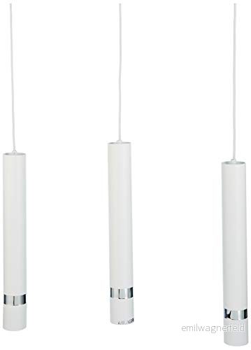 Homemania Joker hängande lampa, vit, krom, 60 x 6 80 cm 8681847061588