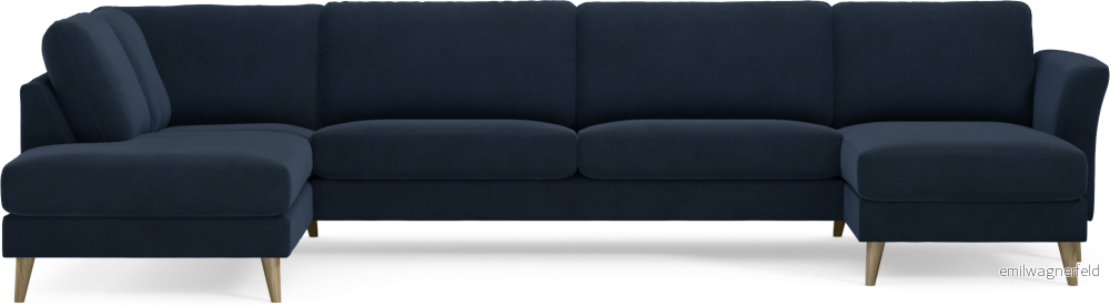 Bridge 3-sits soffa med divan vänster och schäslong höger o52p2