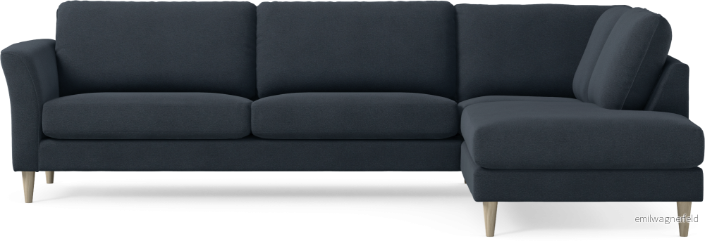 Bridge 3-sits soffa med divan höger R76zt