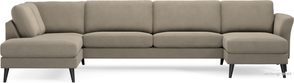 Bridge 3-sits soffa med divan vänster och schäslong höger WVD34