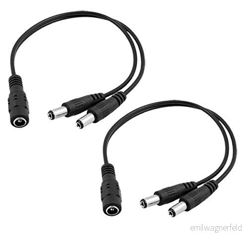 2 st DC strömdelarkabel, Bestga 1 hona till hane 5,5 mm x 2,1 kameraskydd, strömförsörjningsgrenkabel uttag Y splitter för CCTV säkerhetskamera, LED remsa ljus 6242464003171 2 st DC strömdelarkabel, Bestga 1 hona till hane 5,5 mm x 2,1 kameraskydd, strömförsörjningsgrenkabel uttag Y splitter för CCTV säkerhetskamera, LED remsa ljus 6242464003171