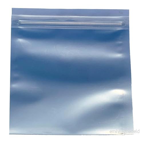 100 st antistatiska återvinningsbara stora påsar för HDD moderkort och elektroniska enheter, 21 cm x 23 721295229814