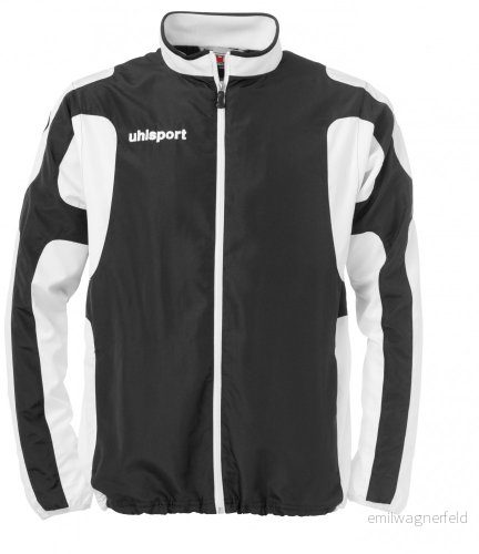 Uhlsport Cup presentationsjacka, unisex, presentationer för jacka, svart/vit, XL 4051309200680