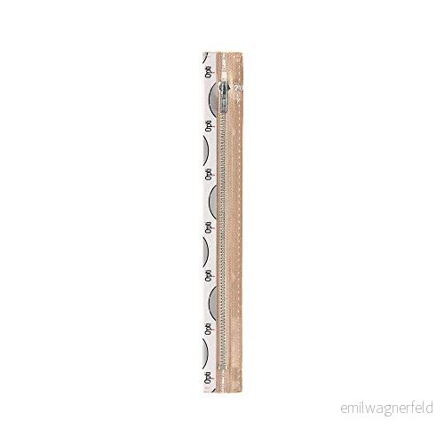 Opti M40 12 00886 dragkedja, 51 procent polyester, 49 bomull, brun, cm 4008003312386