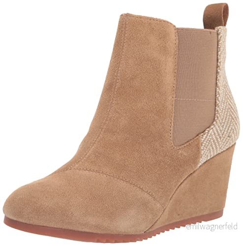 TOMS Bailey ankelstövel för kvinnor, Toffee, 37 EU 195703228971