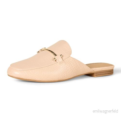 Amazon Essentials damspänne mule, Beige krokodil, 40.5 EU 196433591656