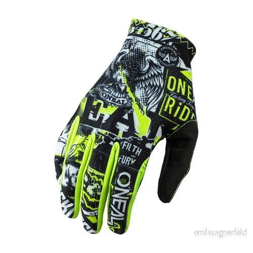 O'Neal Matrix Glove Attack - Handske Svart neongul 4046068546469