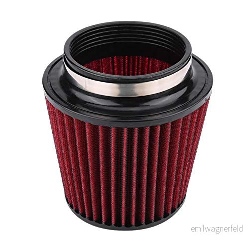 Auto luftfilter, universal rund kon automatisk modifiering luftfilter renare med h?gt luftfl?de (100mm) 748904905426
