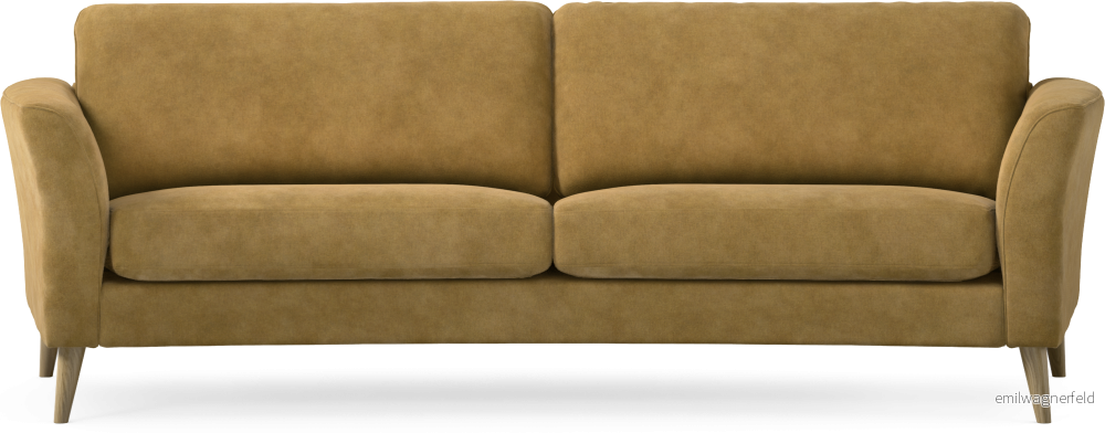 Bridge 3-sits soffa svängd G3XFx