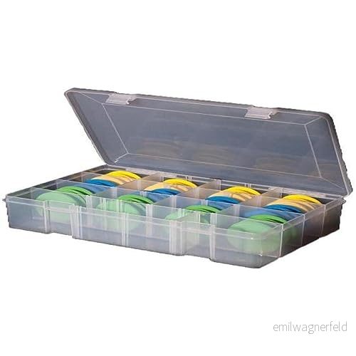 Leeda Rigg Box + 24 Skum Winders Clear 5022671319941