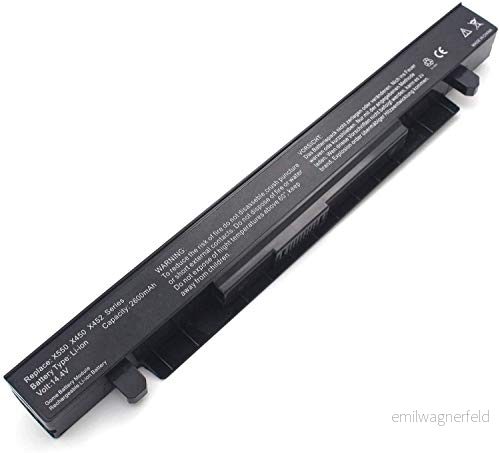 14,4 V 2600 mAh A41 X550A laptop batteri ersättning för ASUS X450CA X450EA X550CA X550CC X550LA X550LB X550LD X550JD X550JK X550LN X550VC X550EP X50X5522CL X552EA FX50JK F550C R510CA 734830806395