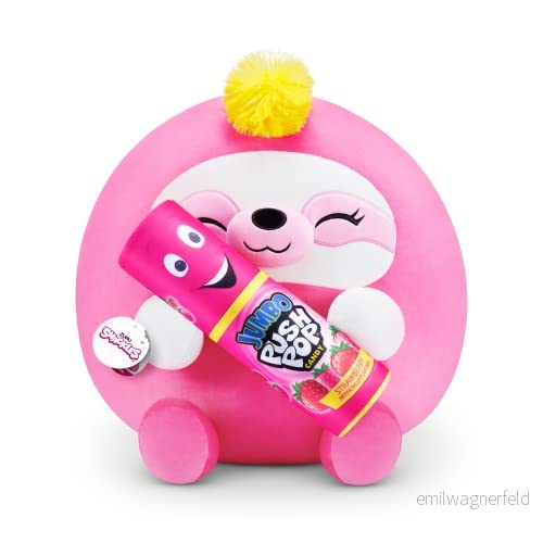 Snackles Serie 1 Sengångare, Surprise Medium Plush, ultramjuk plysch, gosig Squishy Comfort, 28 cm, plysch med licens mellanmålsmärke tillbehör (sengångare) 193052054913