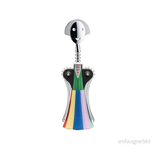 Alessi Anna G. Parade AM01A 5 Designkorkskruv, AlkiPaper® och Zama krom, flerfärgad 8003299489398