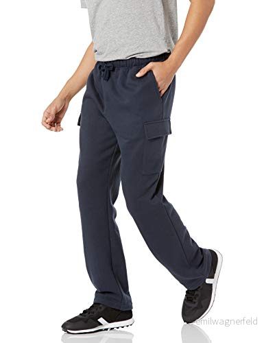 Amazon Essentials Herr Cargo Fleece Sweatpant, Marinblå, X Large 195111268606